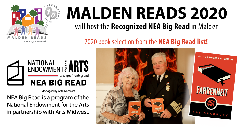 Malden Reads receives prestigious national grant in time for 10th year